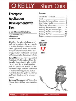 cover image of Agile Enterprise Application Development with Flex